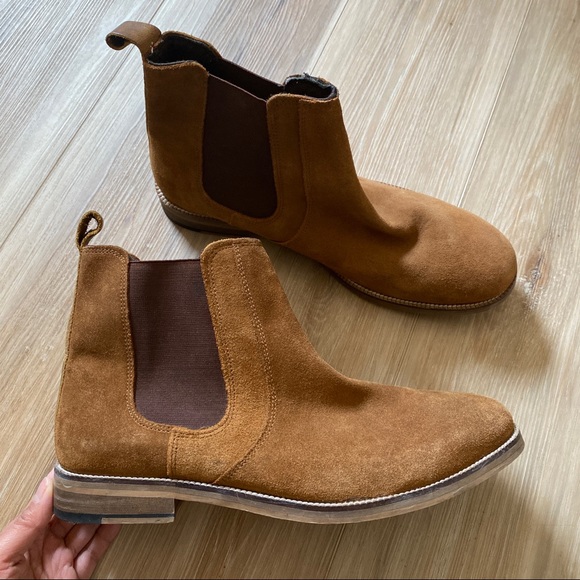 Crevo Other - CREVO Denham Chestnut Suede Chelsea Boot Men's 10.5
